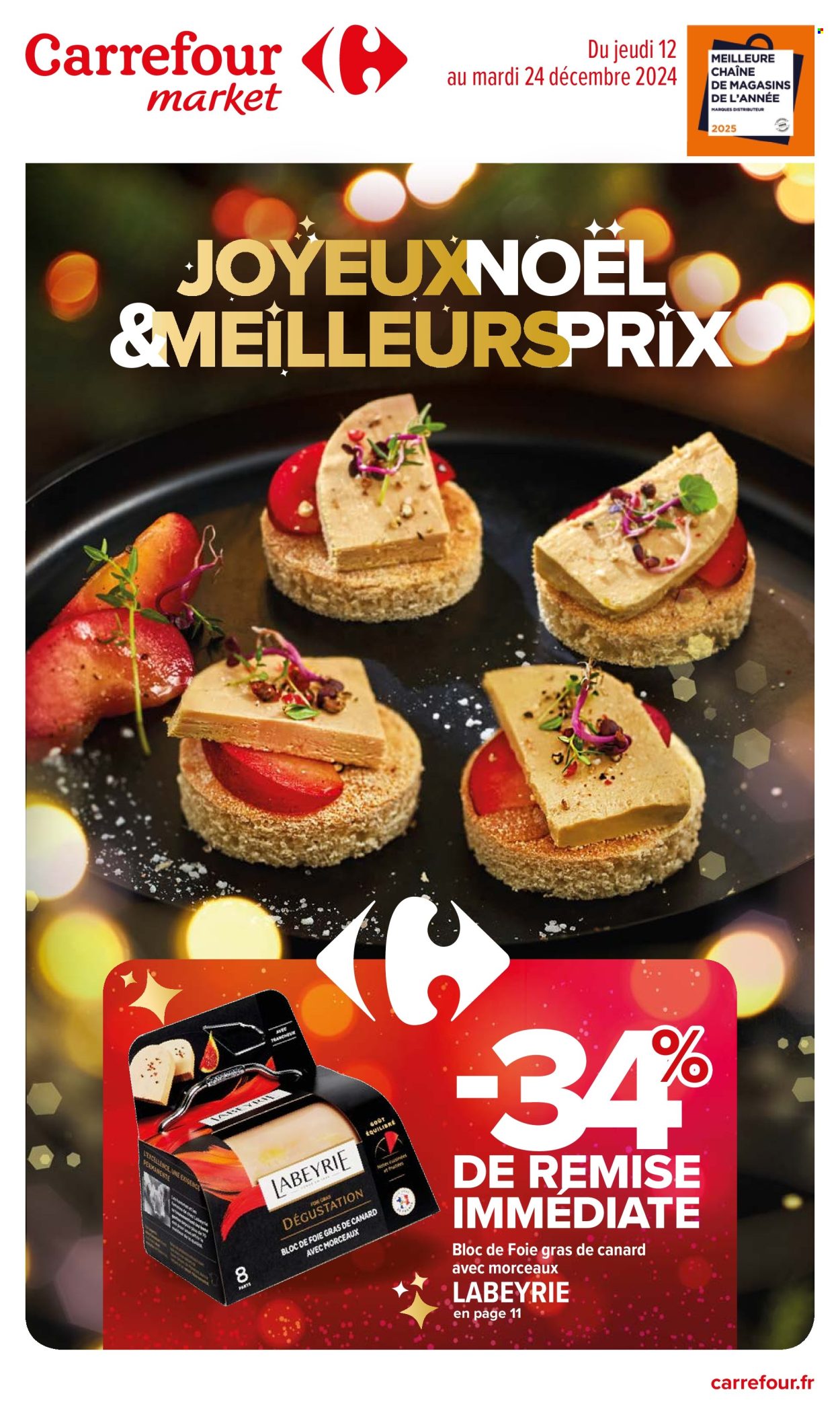 Catalogue Carrefour Market - 12/12/2024 - 24/12/2024. Page 1