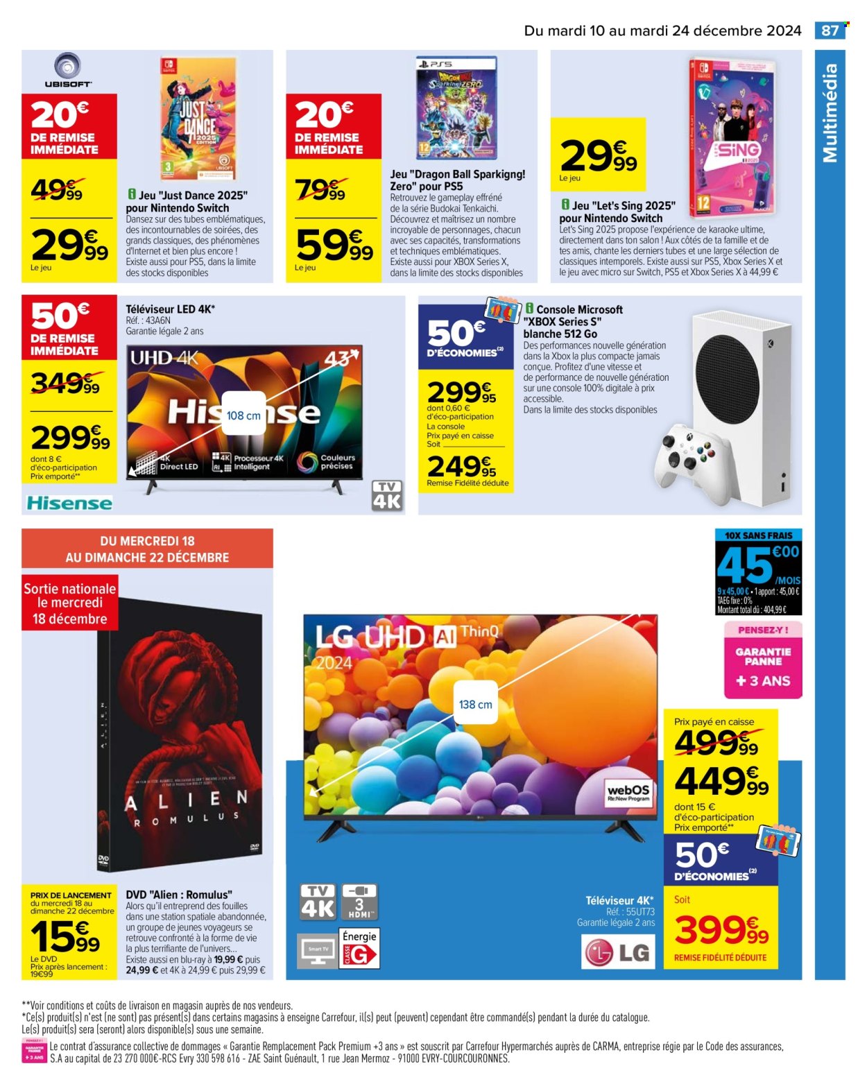 Catalogue Carrefour Hypermarchés - 10/12/2024 - 24/12/2024. Page 1