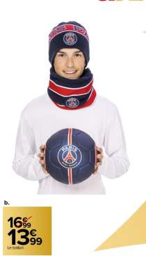 Ballon de football Paris Saint-Germain, licence officielle. - Taille 5. Ballon structure 30 panneaux. Revêtement PVC Métallique pour un excellent touché de balle. 
Disponible aussi en version OM et UCL au même prix