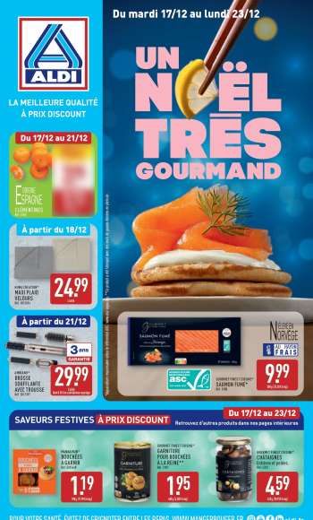 thumbnail - Catalogue ALDI - Un noel tres gourmand