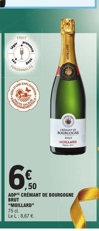 AOP** Crémant de Bourgogne Brut 'Moillard'