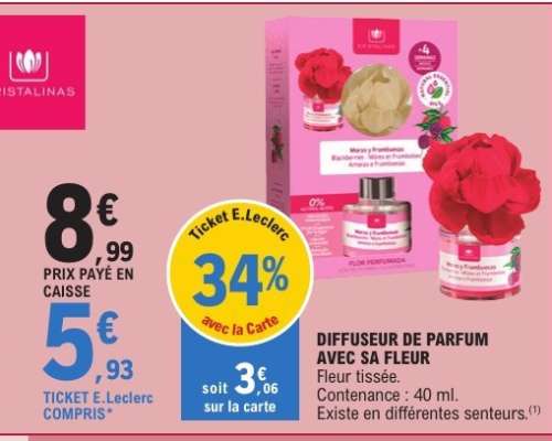 Diffuseur de parfum avec sa fleur