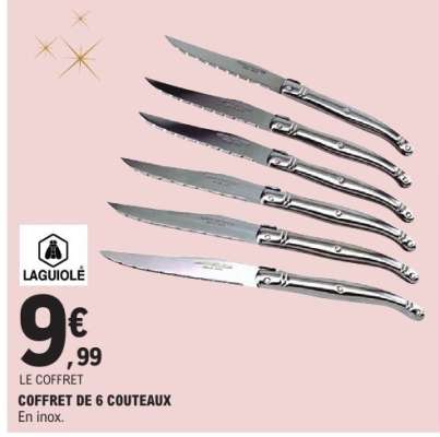 COFFRET DE 6 COUTEAUX