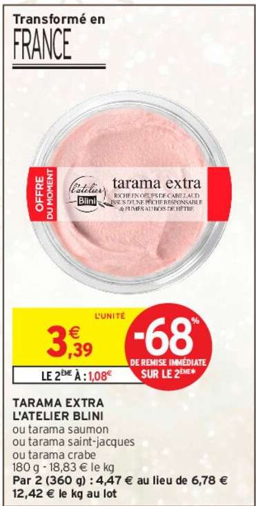 L'ATELIER BLINI TARAMA EXTRA