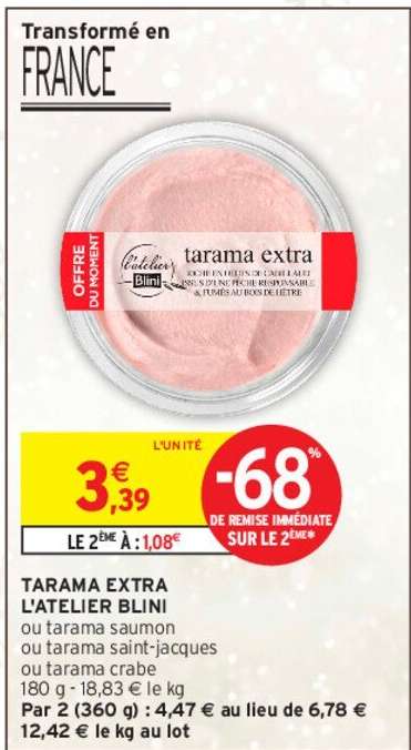 L'ATELIER BLINI TARAMA EXTRA