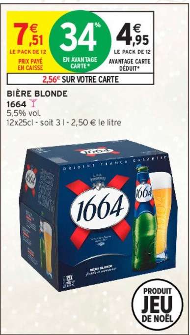 1664 BIÈRE BLONDE