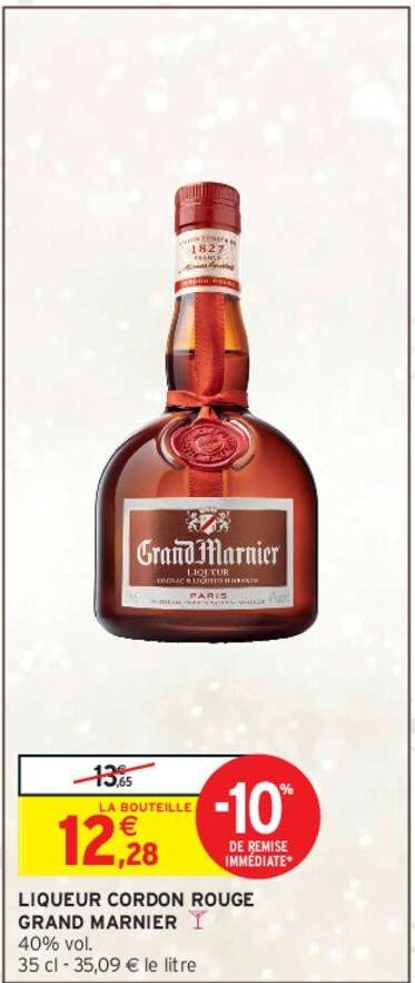 GRAND MARNIER Liqueur Cordon Rouge