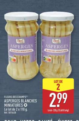 Asperges Blanches Miniatures