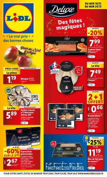 Catalogue Lidl - 18/12/2024 - 24/12/2024.