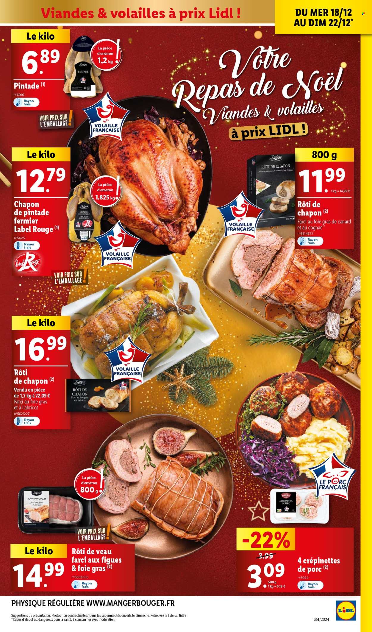 Catalogue Lidl - 18/12/2024 - 24/12/2024. Page 1