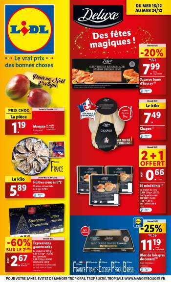 Catalogue Lidl - 18/12/2024 - 24/12/2024.