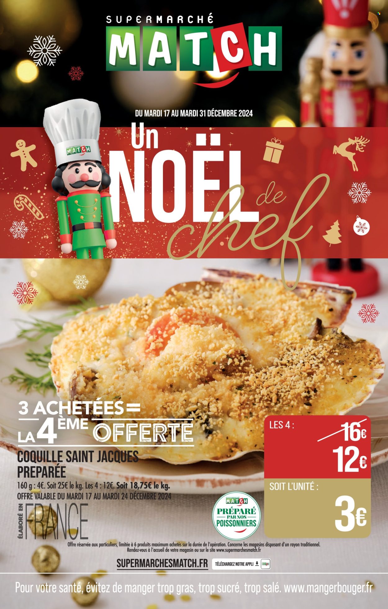 Catalogue Supermarché Match - 17/12/2024 - 31/12/2024. Page 1