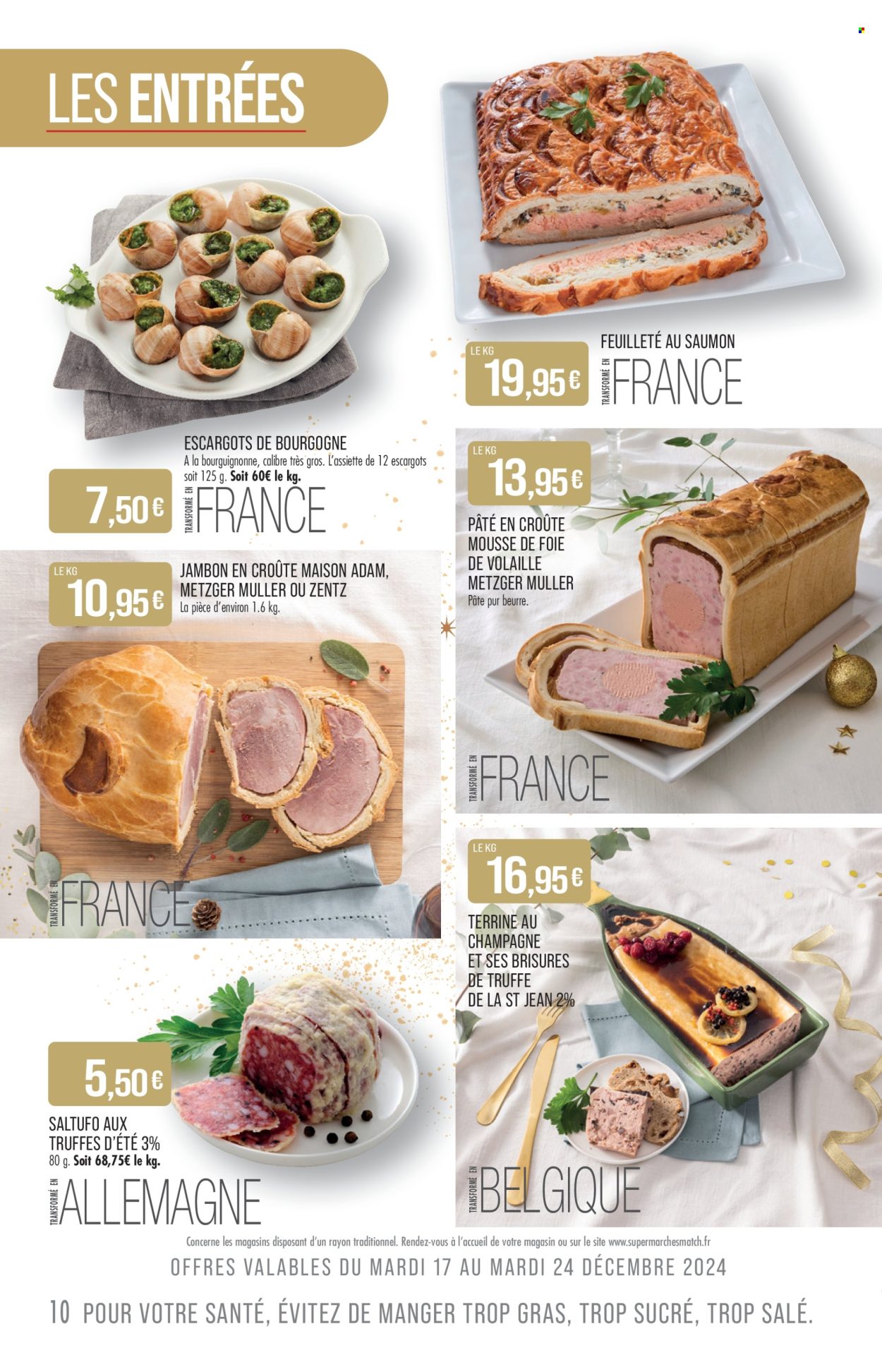 Catalogue Supermarché Match - 17/12/2024 - 31/12/2024. Page 1