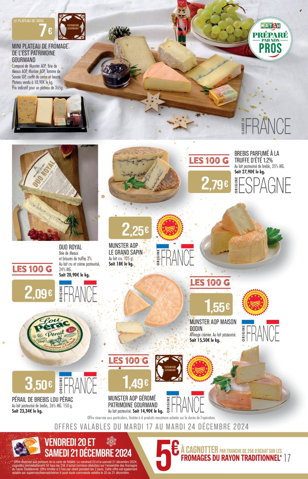 Catalogue Supermarché Match - 17/12/2024 - 31/12/2024. Page 1