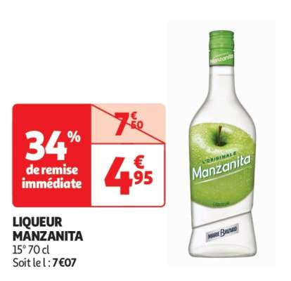 Liqueur Manzanita - 15° 70 cl