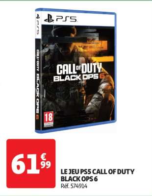 Le Jeu Ps5 Call Of Duty Black Ops 6 - Réf. 574914