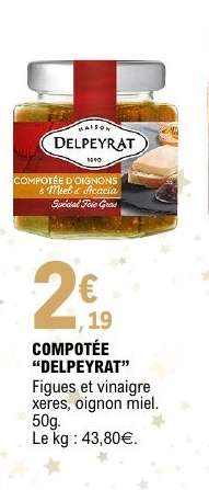 COMPOTÉE "DELPEYRAT"