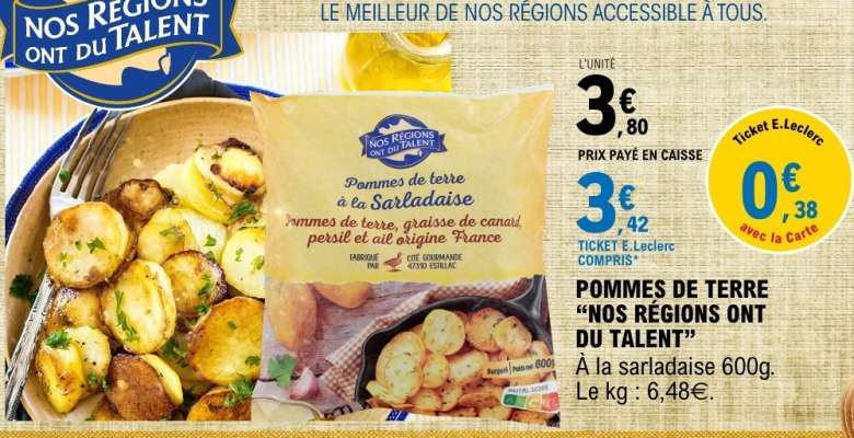 POMMES DE TERRE “NOS RÉGIONS ONT DU TALENT”