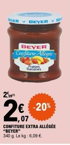 CONFITURE EXTRA ALLÉGÉE “BEYER”