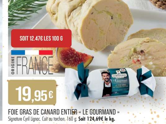 Foie Gras de Canard Entier « Le Gourmand »