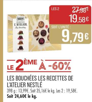 LES BOUCHÉES LES RECETTES DE L’ATELIER NESTLÉ