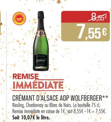 CRÉMANT D'ALSACE AOP WOLFBERGER