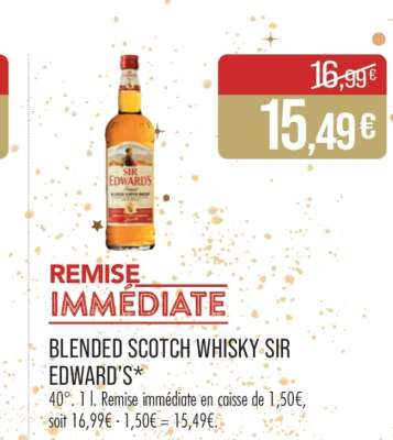 BLENDED SCOTCH WHISKY SIR EDWARD’S