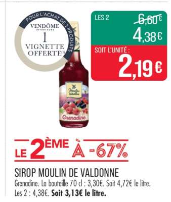 Sirop Moulin De Valdonne