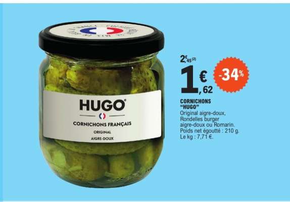 CORNICHONS "HUGO"