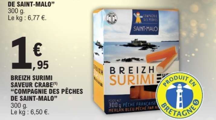 BREIZH SURIMI SAVEUR CRABE