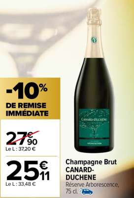 CANARD-DUCHÊNE Champagne brut - Réserve Arborescence, 75 cl.