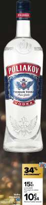 POLIAKOV Vodka - 37,5% vol., 1 L.