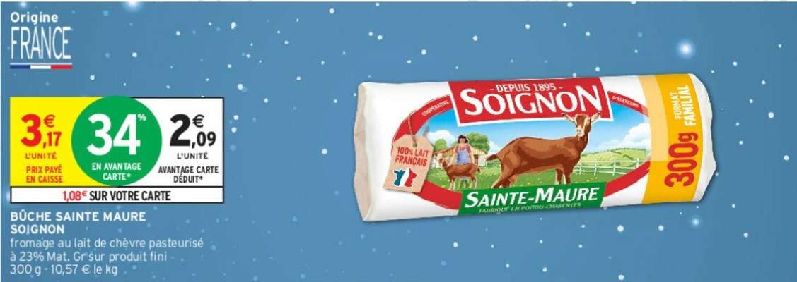 SOIGNON BÛCHE SAINTE MAURE