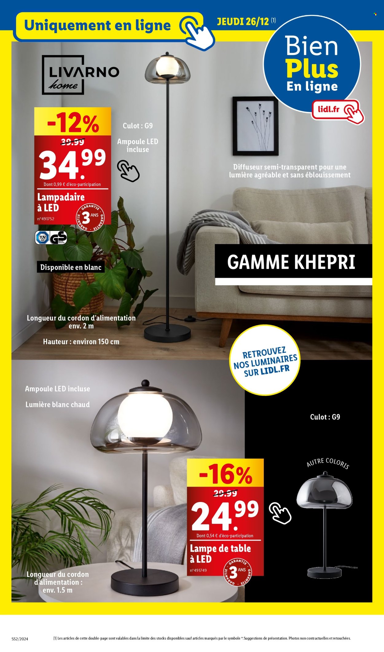 Catalogue Lidl - 26/12/2024 - 31/12/2024. Page 1