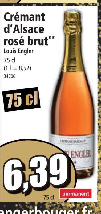 Crémant d'Alsace rosé brut