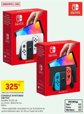 NINTENDO CONSOLE  SWITCH Modèle OLED