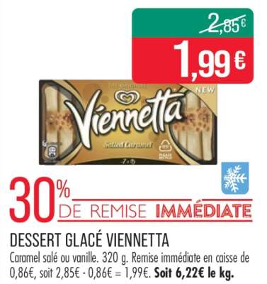 DESSERT GLACÉ VIENNETTA