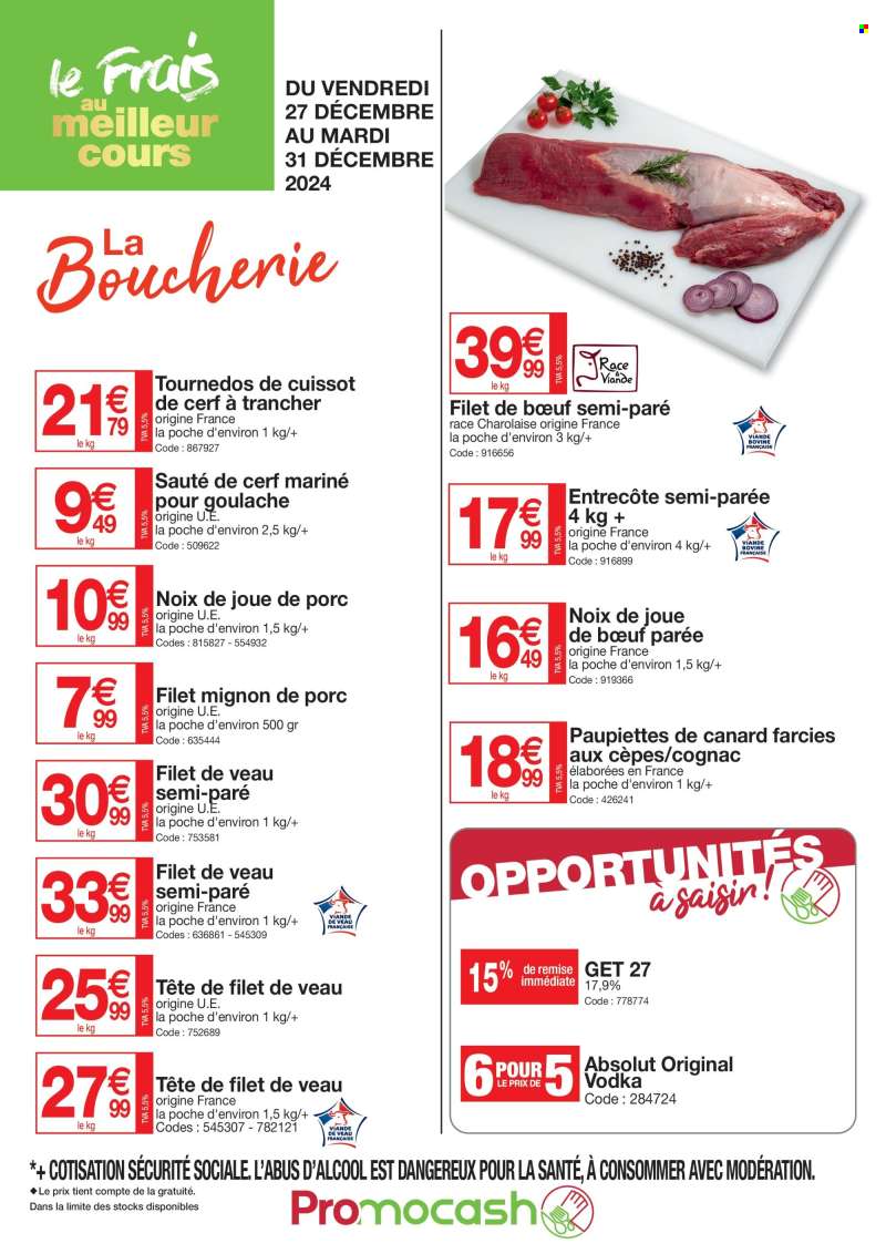 Catalogue Promocash - 27/12/2024 - 31/12/2024.