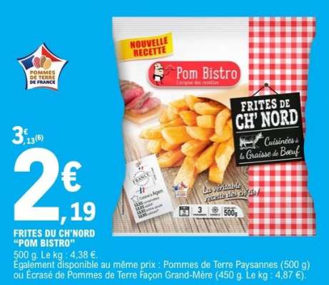 FRITES DU CH'NORD 'POM BISTRO'