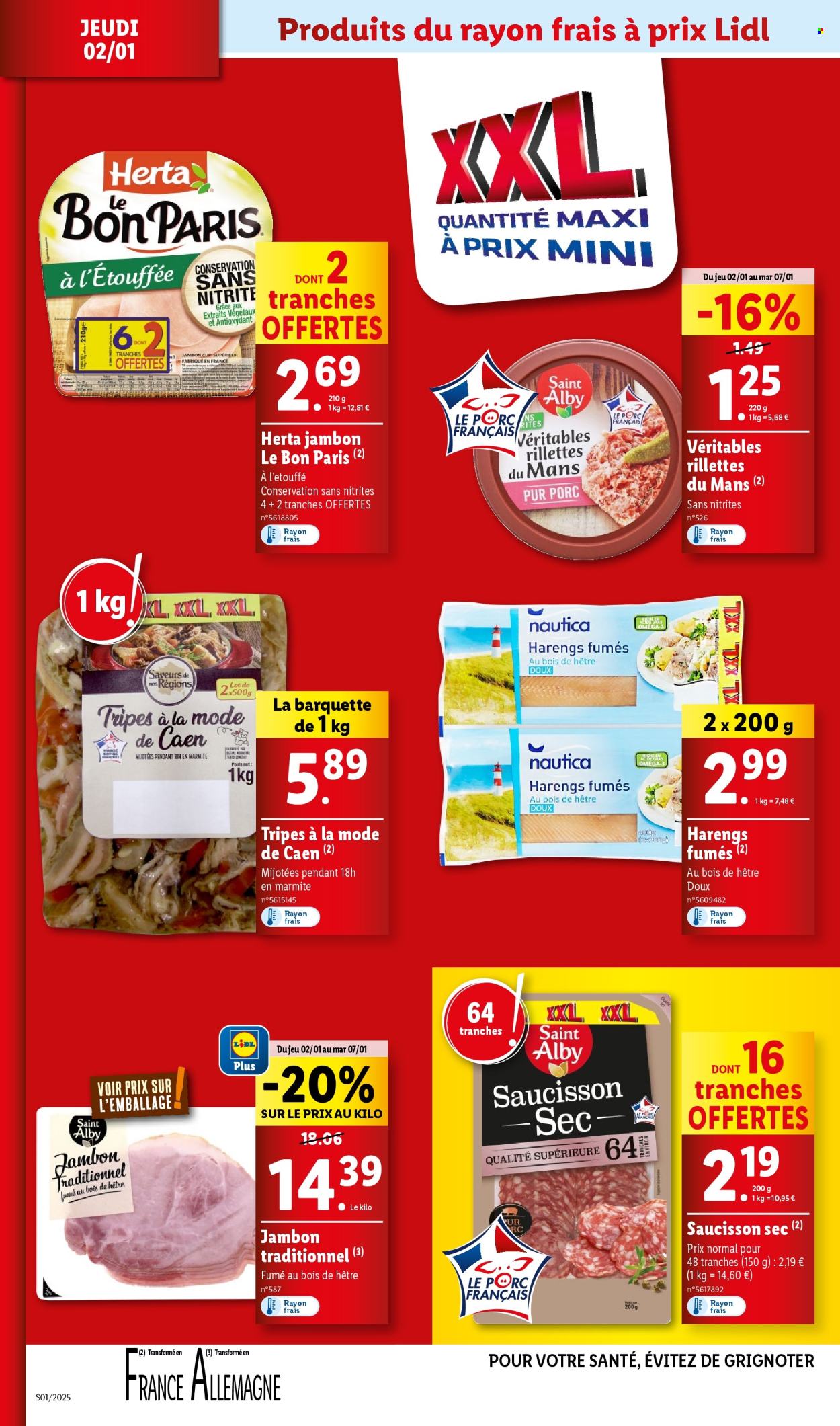 Catalogue Lidl - 02/01/2025 - 07/01/2025. Page 1