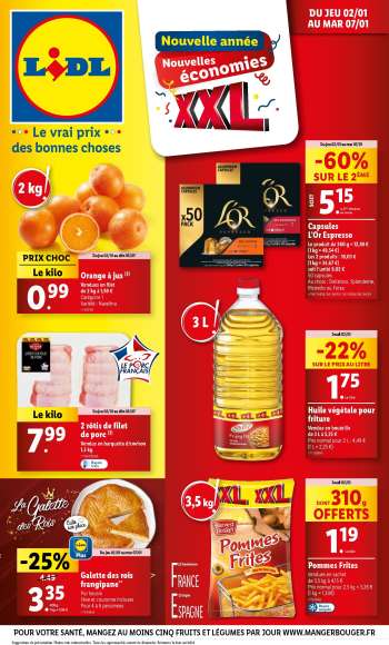 Catalogue Lidl - 02/01/2025 - 07/01/2025.