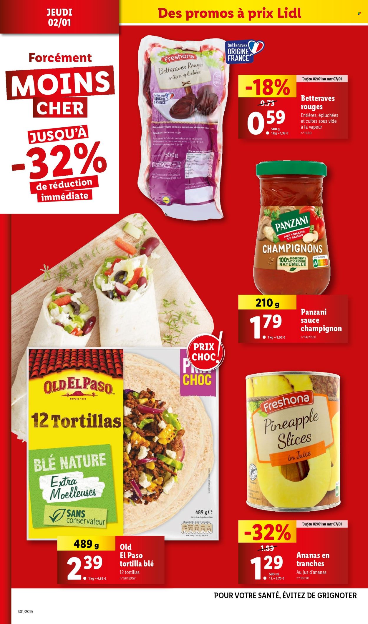 Catalogue Lidl - 02/01/2025 - 07/01/2025. Page 1