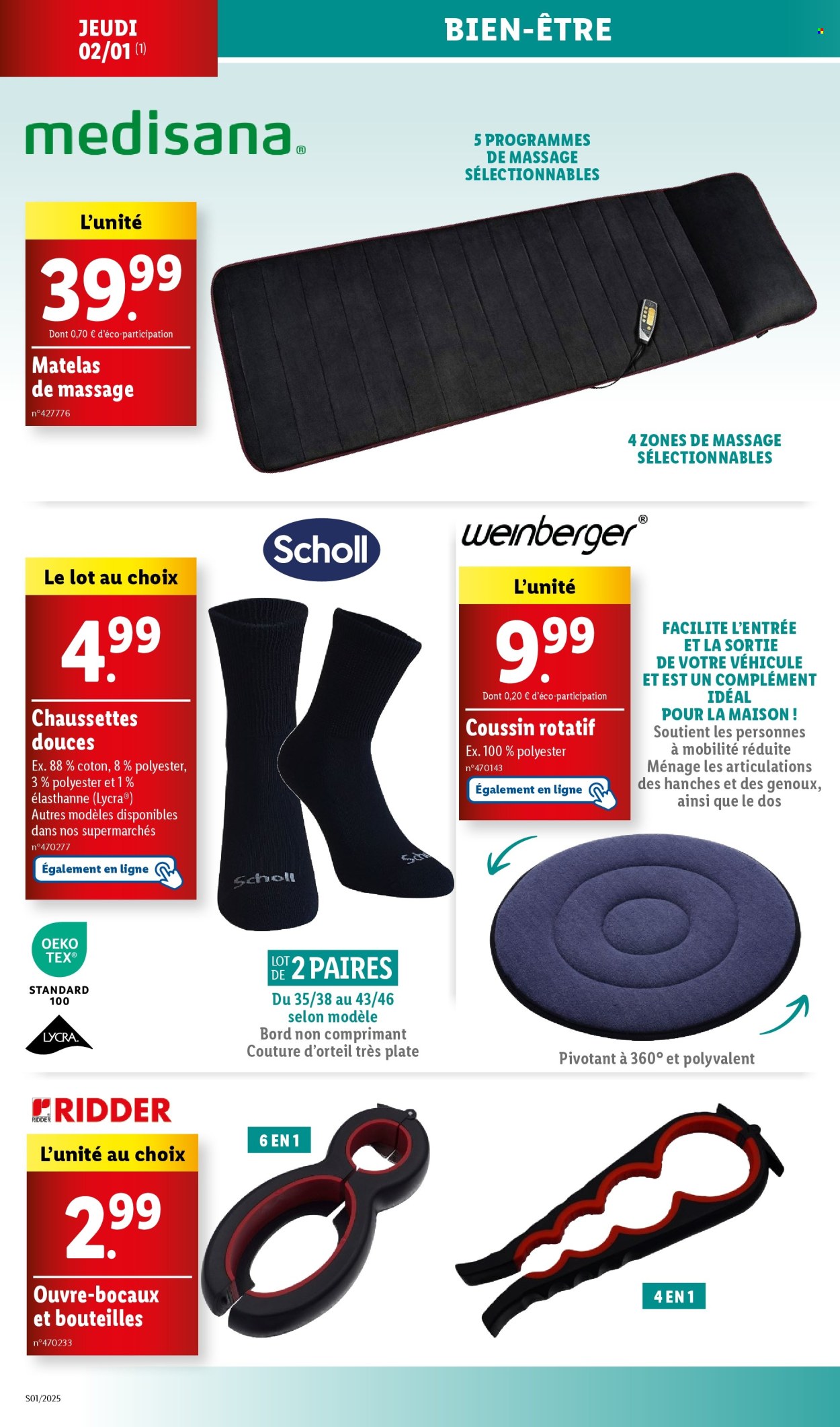 Catalogue Lidl - 02/01/2025 - 07/01/2025. Page 1