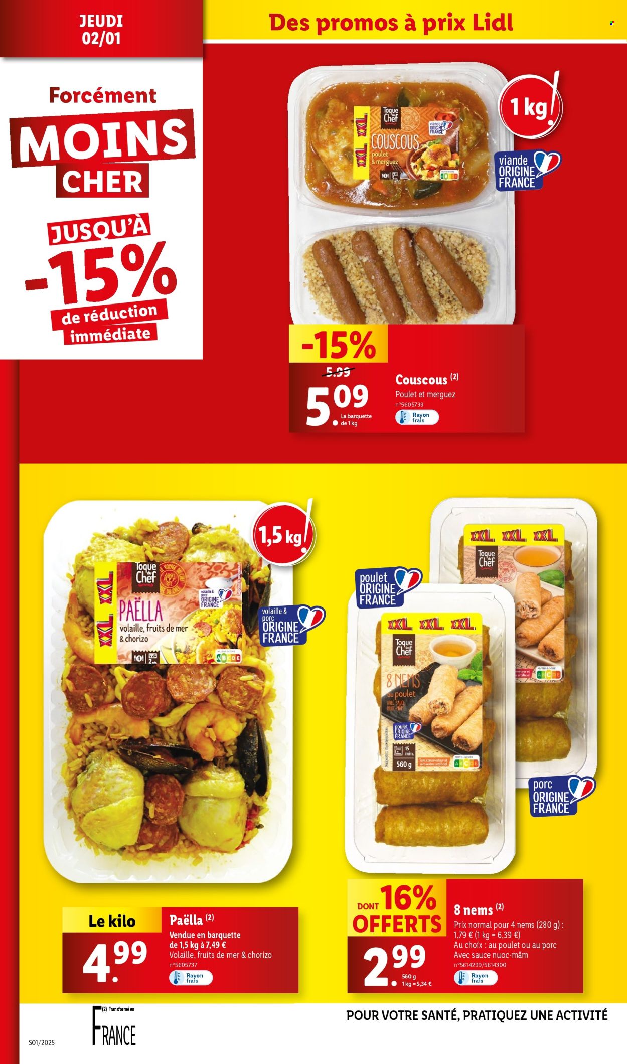 Catalogue Lidl - 02/01/2025 - 07/01/2025. Page 1