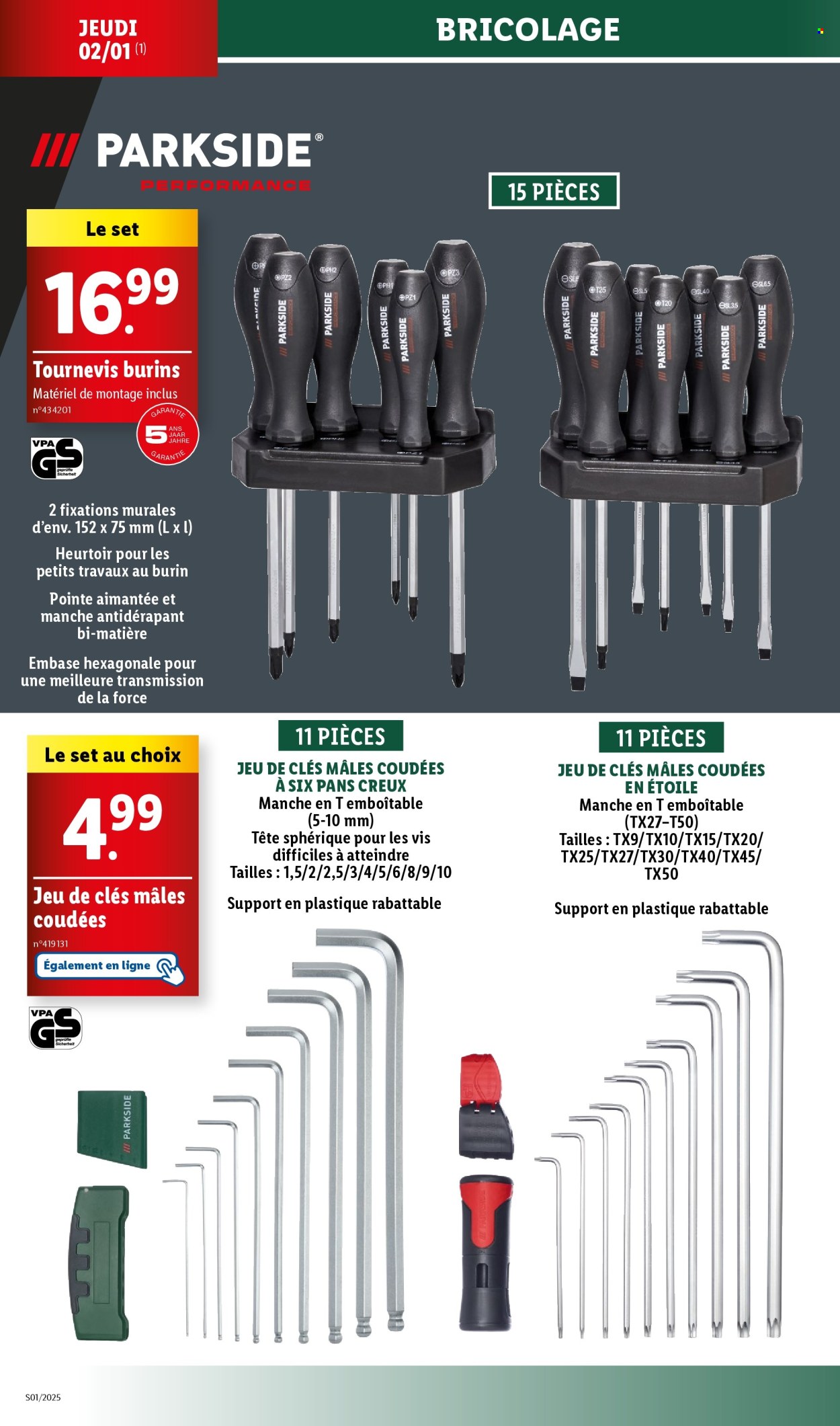 Catalogue Lidl - 02/01/2025 - 07/01/2025. Page 1