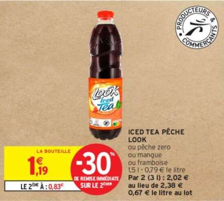 LOOK ICED TEA PÊCHE