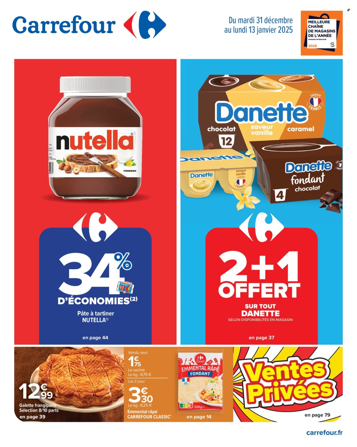 Catalogue Carrefour Hypermarchés - 31/12/2024 - 13/01/2025. Page 1