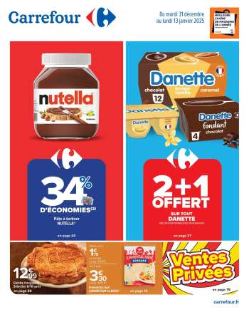 Catalogue Carrefour Hypermarchés - 31/12/2024 - 13/01/2025.