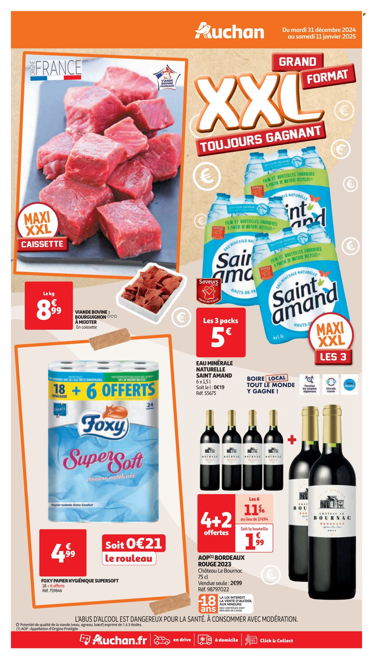 Catalogue Auchan - 31/12/2024 - 11/01/2025. Page 1