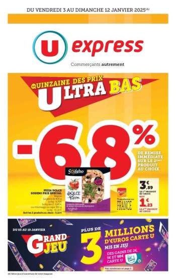 Catalogue U express - 03/01/2025 - 12/01/2025.